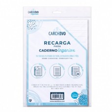 RECARGA A4 PARA CADERNO INGENIOX PAUTADO 50FL
